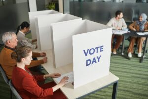 people doing voting